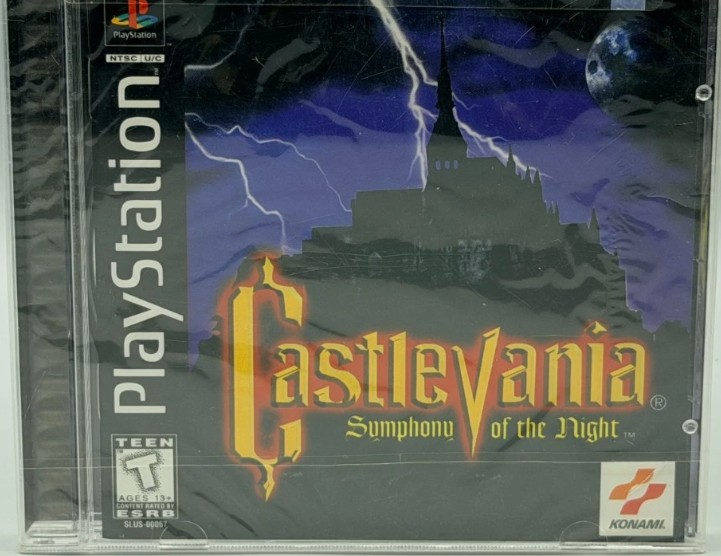 Castlevania Symphony of the Night Sony PlayStation PS1 Sealed Authentic Konami